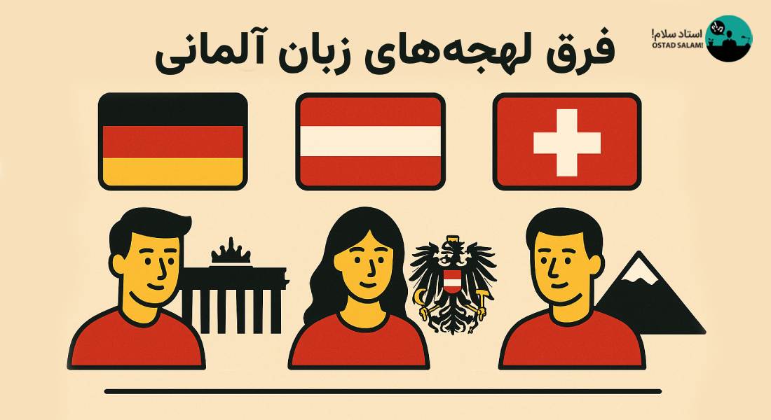 فرق لهجه‌‌های زبان آلمانی در آلمان، اتریش و سوئیس + مقایسه کامل (راهنمای جدید ۲۰۲۵)