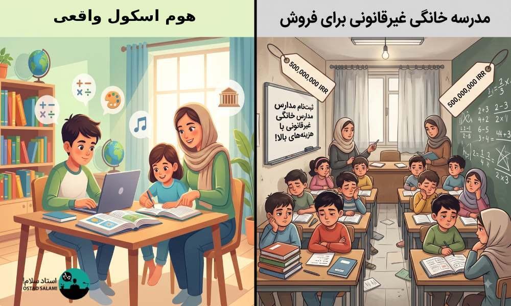 هوم اسکولینگ یا تحصیل در خانه چیست؟
