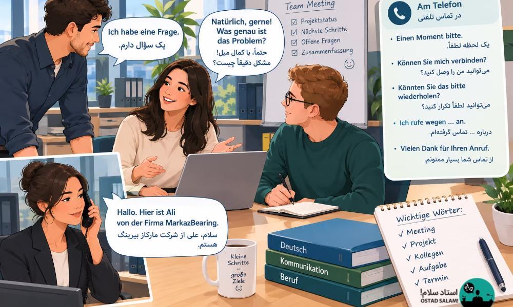 یادگیری زبان آلمانی برای کار در آلمان