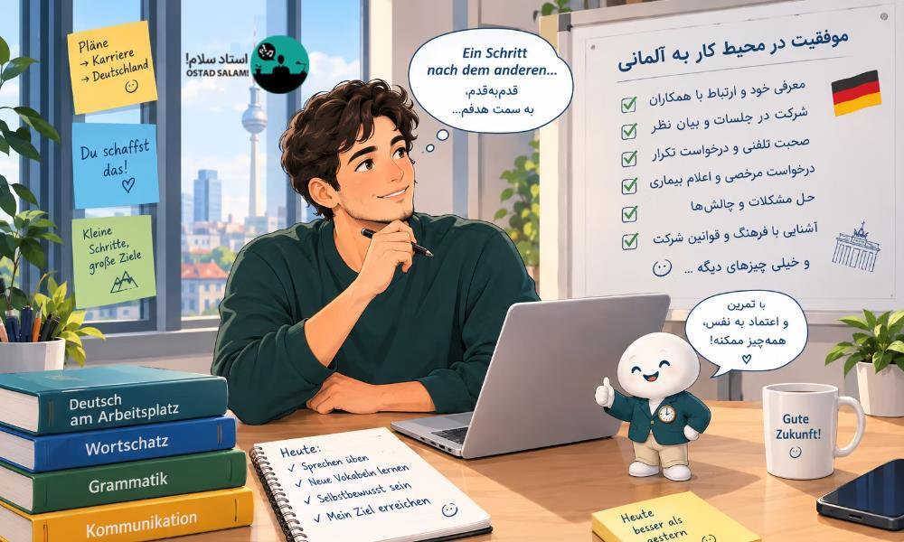 آموزش زبان آلمانی برای محیط کار